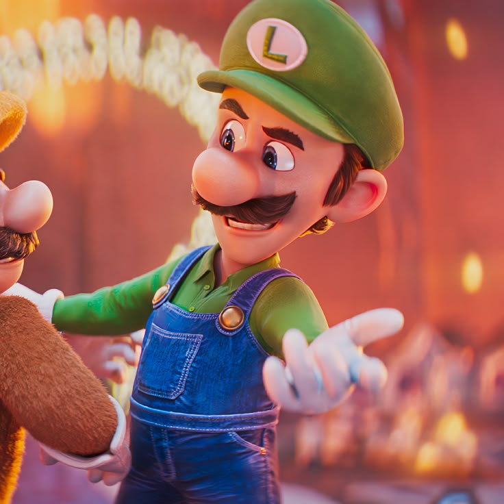 Luigi Movie Icon, Luigi Mario Movie, Mario Movie Luigi, Luigi Movie, Mario And Luigi Fanart, Luigi Art, The Mario Movie, Luigi Fanart, Super Mario Bros Film