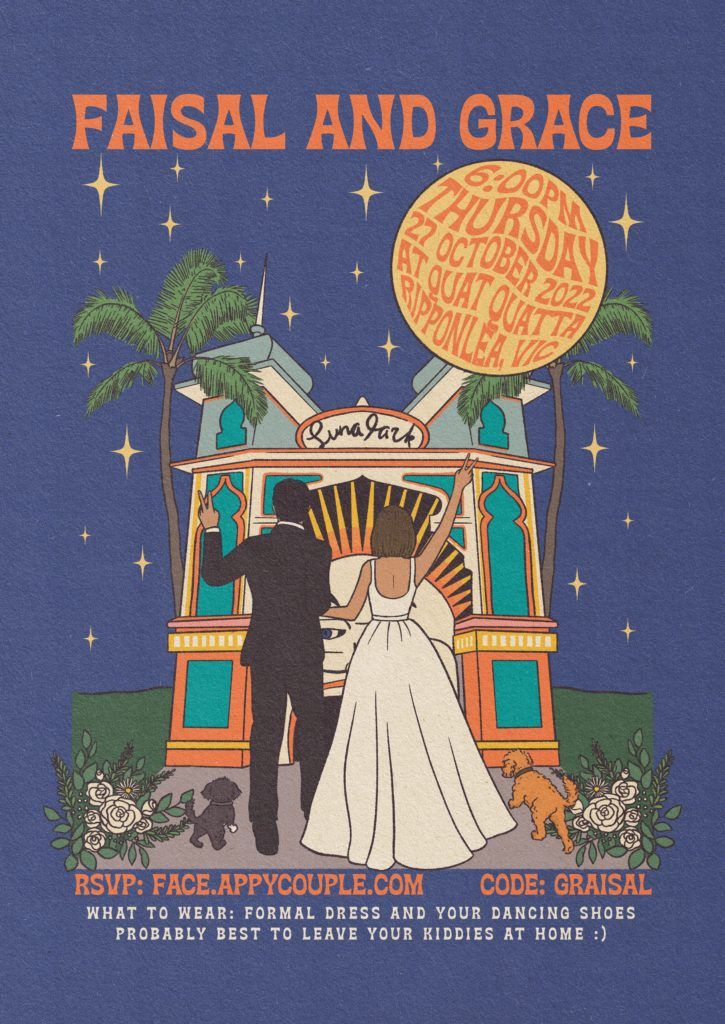 an image of a wedding album cover with the words fasal and grace on it