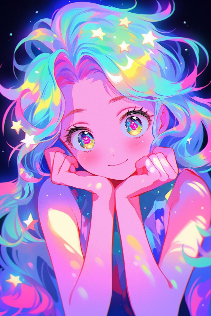 Pastel Colors Drawing, Magical Fruit, Neon Stars, All Out Anime, Pastel Kawaii, Wow Art, Rainbow Art, Dreamy Art, Cute Art Styles