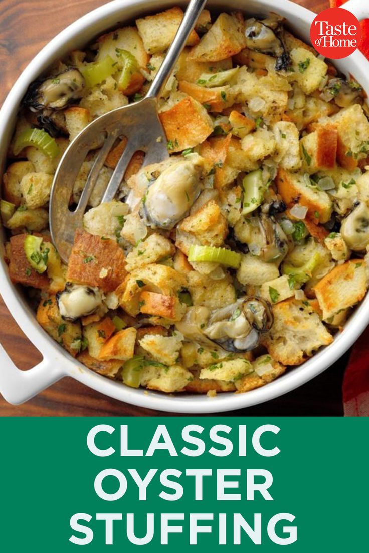 the cover of classic oyster stuffing