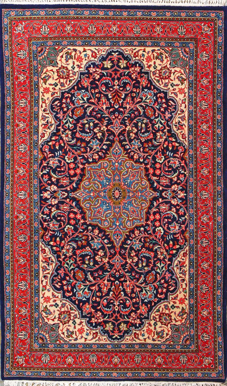 Sarough Persian Rug - 4' 3" x 7' 5" Arabian Rugs, Iran Rug, Long Carpet, Antique Persian Carpet, Modern Art Canvas Painting, Persian Rug Designs, Persian Culture, Iranian Art, Antique Persian Rug