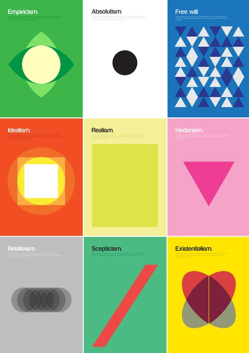 the minimalist posters are designed to look like they have different shapes and sizes on them