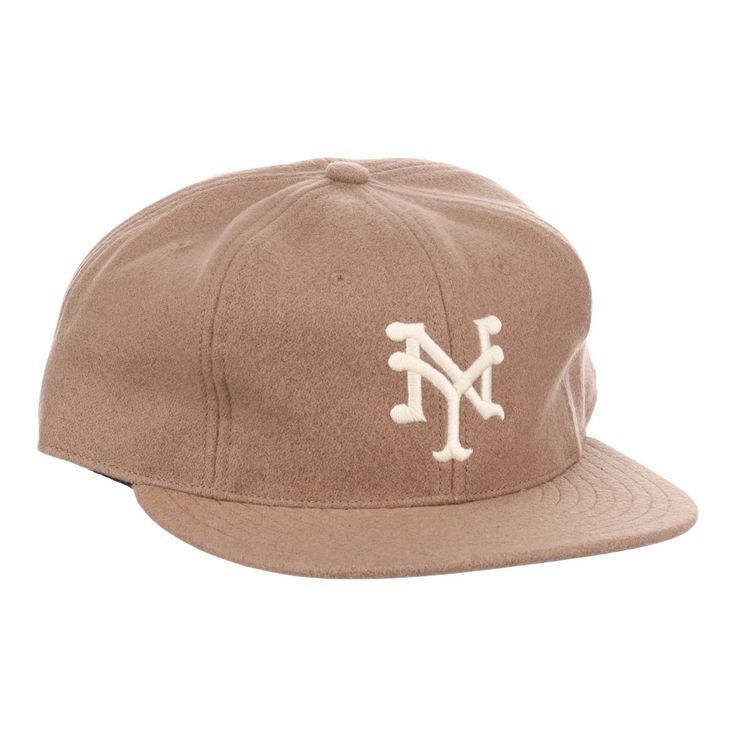 Ebbets Field Flannels sells a New York Cubans Vintage Inspired Ballcap. Classic Six-panel Baseball Cap For Sports Events, Classic Fitted Baseball Cap For Baseball Season, Classic Fitted Baseball Cap, Vintage Wool Fitted Baseball Cap, Vintage Six-panel Baseball Cap For Baseball Season, Vintage Six-panel Baseball Cap For Sports Events, Classic Curved Brim Baseball Cap For College, Classic Snapback Hat For Baseball Season, Classic Snapback For Baseball Season