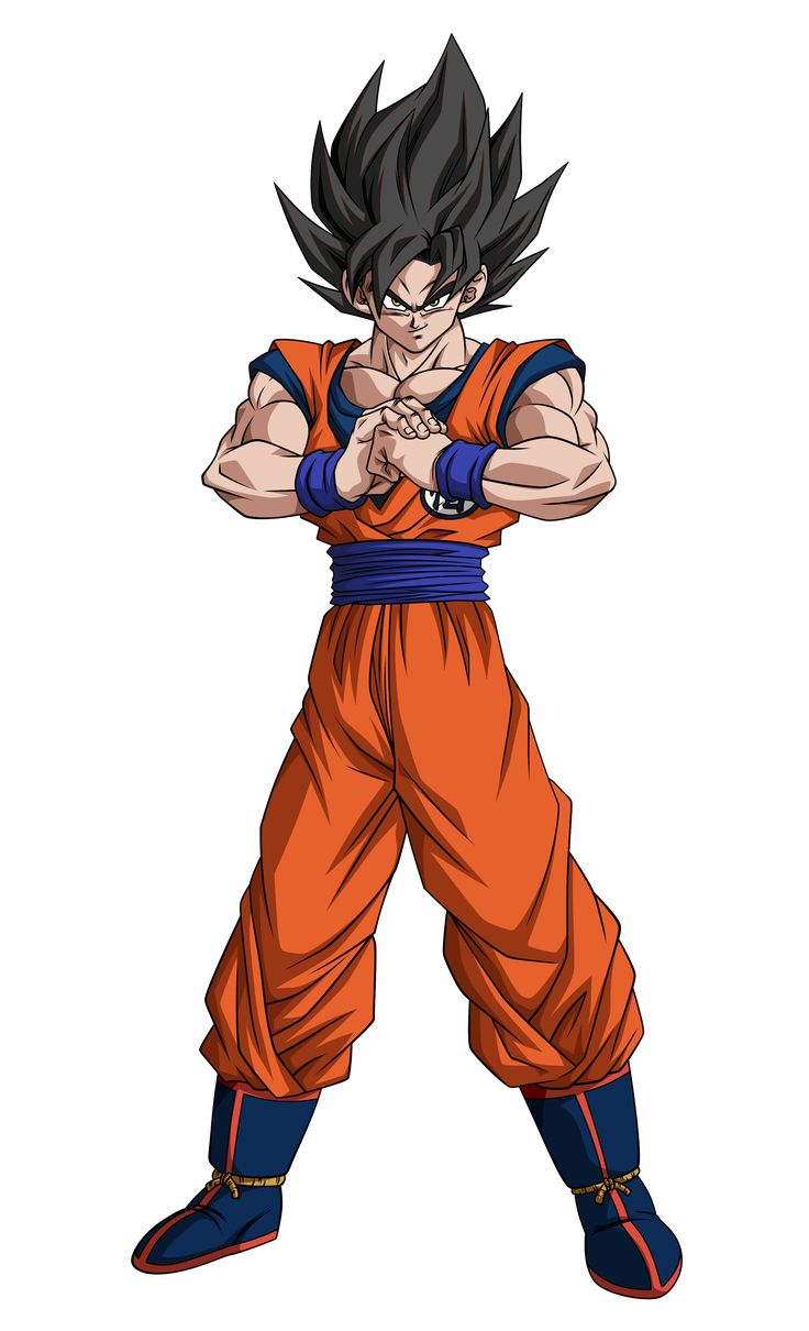 gohan from dragon ball super saiyans is shown in the image, with his arms stretched out