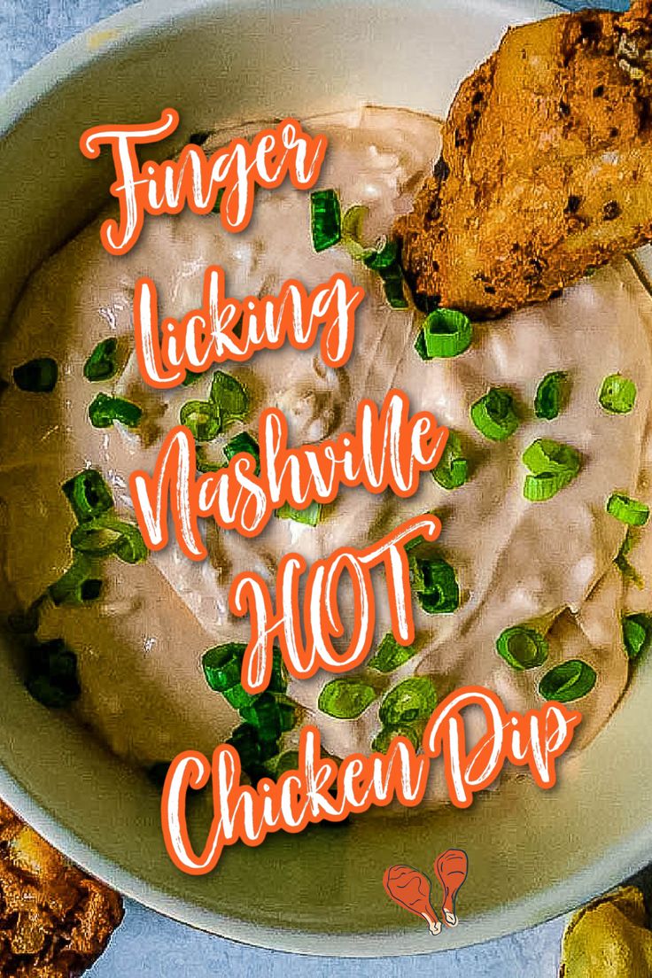 bowl of dip, with hot wings and chips Nashville Hot Chicken Dip, Hot Chicken Dip, Cucumber Dip Recipe, Baked Chicken And Veggies, Slow Cooker Shredded Chicken, Crispy Chicken Sandwiches, Chicken Pasta Dishes, Easy To Make Appetizers, Nashville Hot Chicken