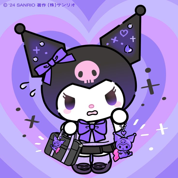 My Kuromi Icons, Kuromi Pfp Icon, Kurumi Sanrio, Kuromi Icons Aesthetic, Kuromi Aesthetic Icon, Kuromi Logo, Pictures Of Kuromi, Kuromi Purple Aesthetic, Kuromi Cute Pics