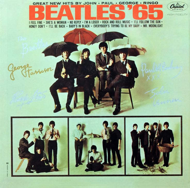 the beatles's 65 album cover