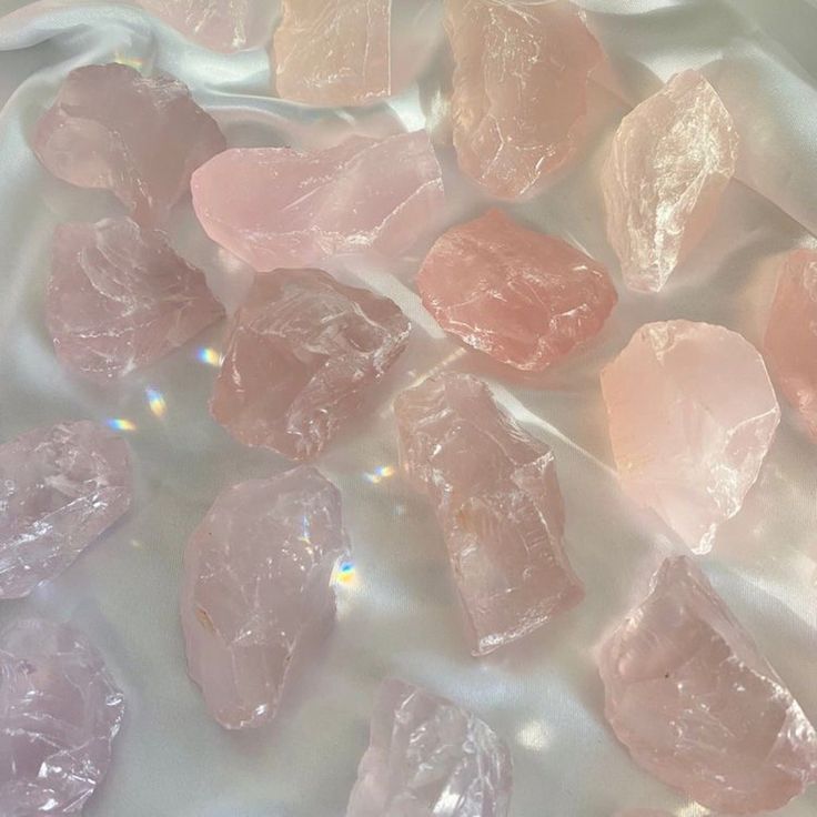 Rose Quartz Aesthetic, Aphrodite Cabin, Aesthetic Archive, Rough Rose Quartz, Username Ideas, Pink Stuff, Aesthetic Board, Pink Posters, Rose Quartz Crystal