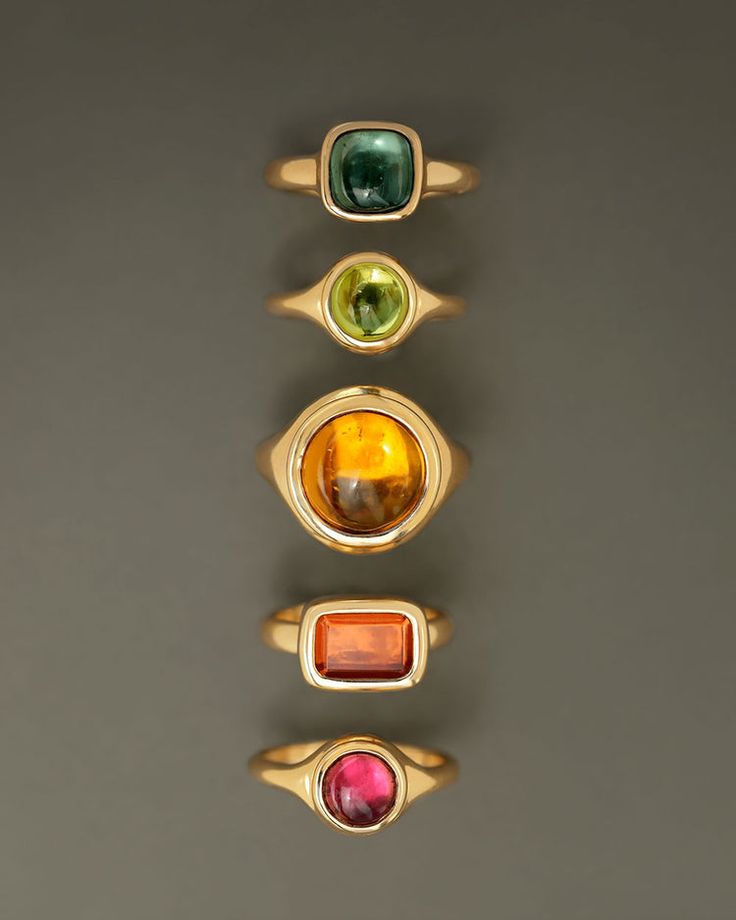 The Monarch Ring by George Rings Sweet Ring, Luxury Jewelry Brands, The Monarch, The Duchess, Pink Stone, Jewelry Inspo, Green Tourmaline, Blue Rings, Pink Tourmaline