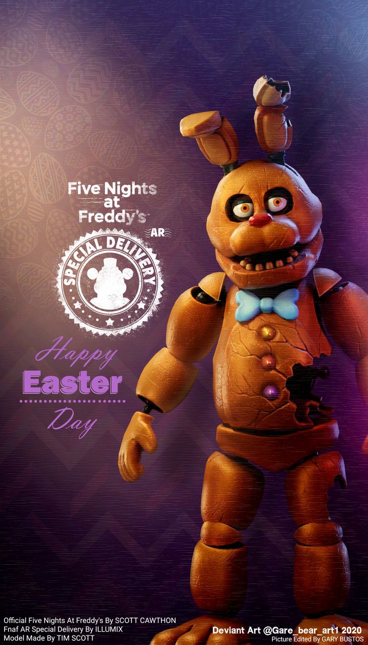 Hoy bonnie : Ñami -w- Fnaf Wallpaper, Happy 10th Anniversary, Easter Event, Fnaf Wallpapers, Retro Horror, Pokemon Fusion, Happy Easter Day, Fnaf Characters, Fnaf Drawings