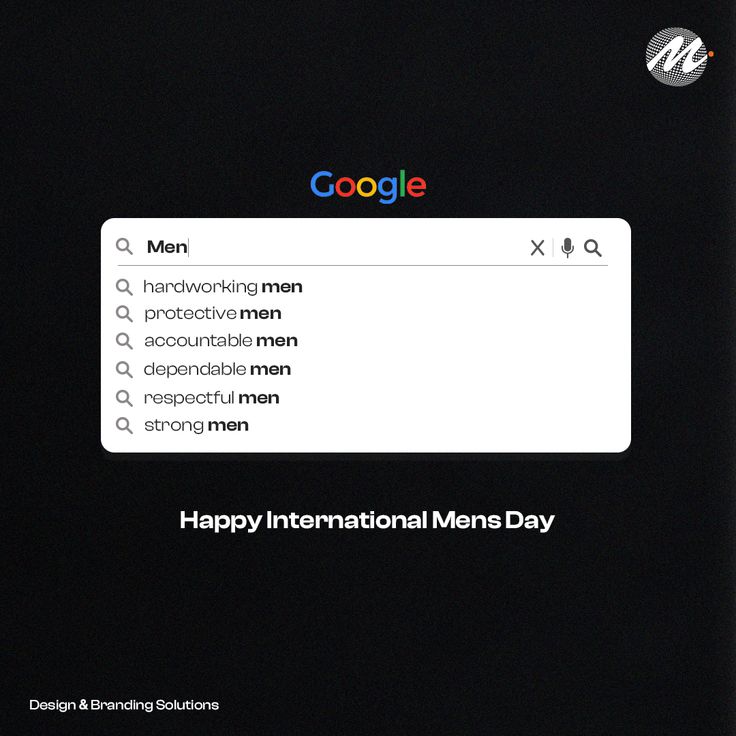 the happy international men's day message is displayed in front of an iphone screen