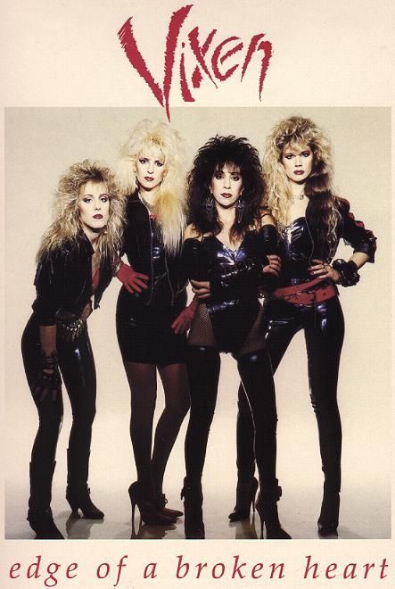 an album cover for the band vixen