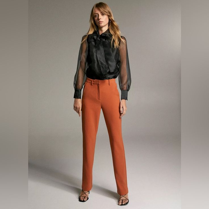 Nwt Aritzia Babaton Cognac Pants. Size 4. These Are Mid-Rise, Bootcut Trousers With An Extra-Long Silhouette. They're Made With Stretchy, Crepe Fabric From Japan. Baroque Dress, Melina Pant, Bootcut Trousers, Brown Flares, White Wide Leg Pants, Aritzia Pants, Aritzia Babaton, Leather Pant, Flare Leg Pants