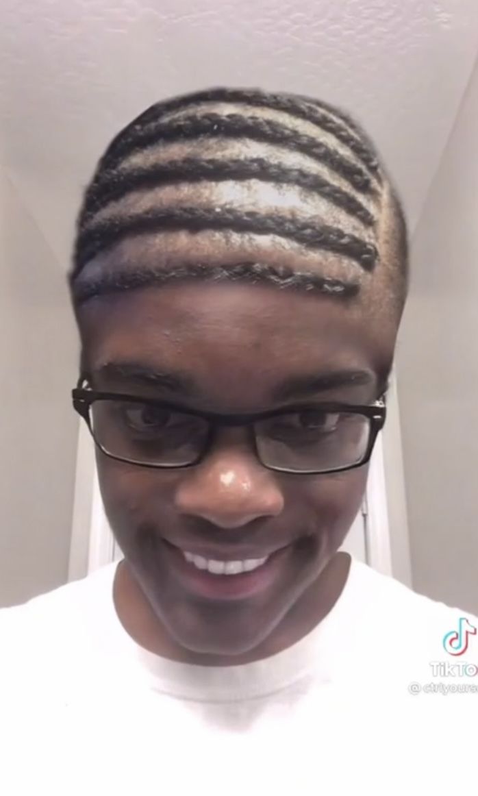 Men Braided Hairstyles Short Hair, Natural Hairstyles For Black People 4c, Afro Man Bun, Goofy Hairstyles, Braids For Black Men With Short Hair, Natural Hairstyles For Black Men, Colored Hair Men, Ugly Haircut, Hair Styles For Boys