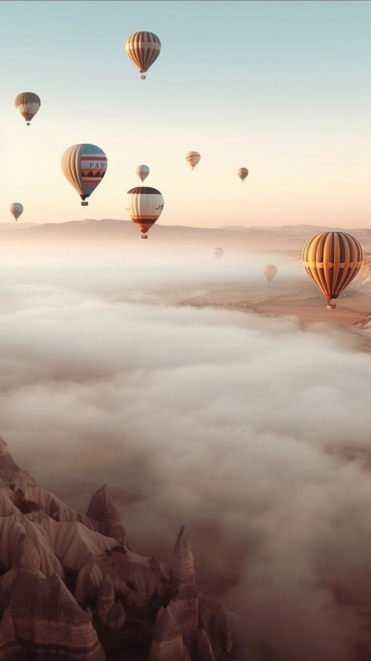 Hot Air Balloons Wallpaper, Hot Air Balloon Aesthetic, Hot Air Balloon Background, Hot Air Balloon Pictures, Hot Air Balloon Wallpaper, Balloon Wallpaper, Hot Air Balloons Photography, Air Ballons, Balloon Pictures