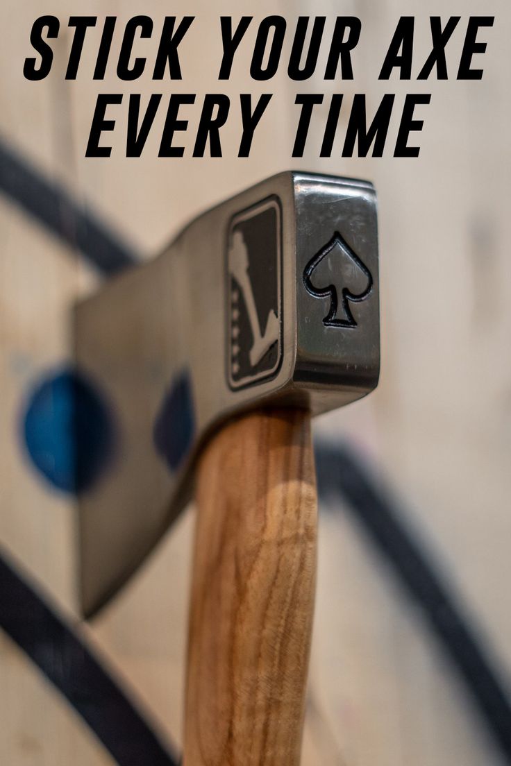 Ax Throwing Quotes, Ace Throwing Target Diy, Throwing Axes Design, Ace Throwing, Hatchet Throwing, Diy Archery Target, Throwing Tomahawk, Ax Throwing, Throwing Hatchet