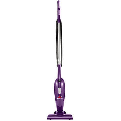 a purple vacuum cleaner on a white background