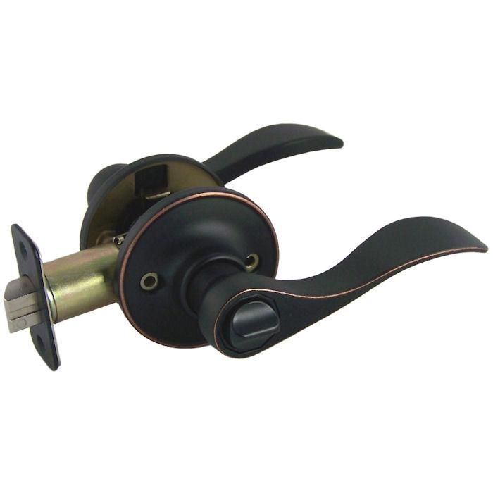 Kingston Privacy Lever (Oil-Rubbed Bronze) Bronze Door Hardware, House Hardware, Cabinet Door Hardware, Bronze Door, Privacy Door, Door Handle Sets, Door Lever, Bed And Bath, Door Levers