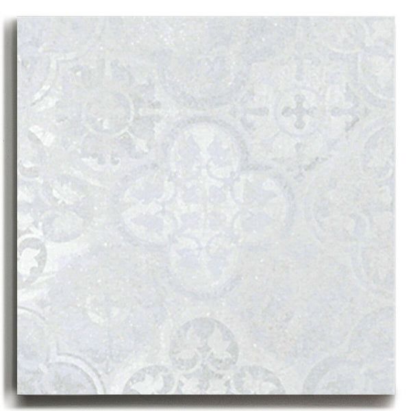 white paper with an ornate design on it