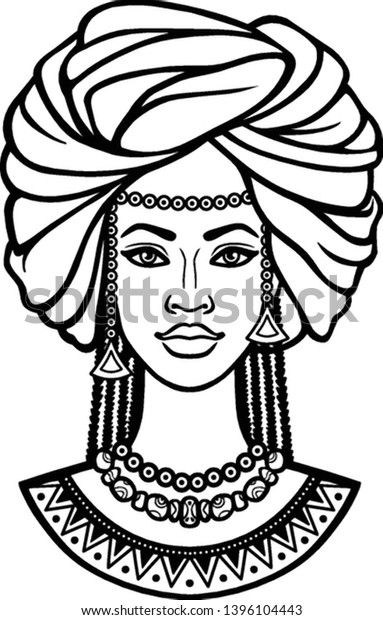 Fashion Illustration Hair, African Drawings, Bull Painting, Afrique Art, Canvas Drawing, Adult Coloring Designs, African Art Paintings, Afrocentric Art, Pola Sulam