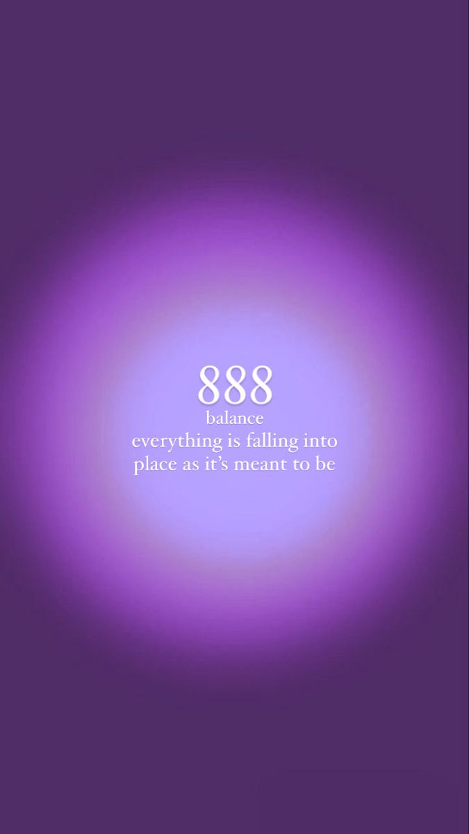 an image of a purple light with the words 868 everything is falling into place as it's meant to be