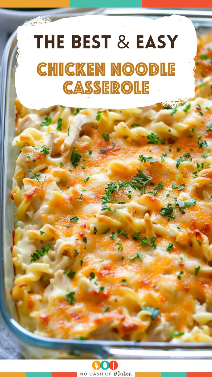 Chicken Noodle Casserole Chicken Egg Noodle Casserole, Easy Chicken Noodle Casserole, Egg Noodle Casserole, Chicken And Egg Noodles, Chicken Noodle Casserole Recipe, Chicken Pasta Casserole, Egg Noodle Recipes, Noodle Casserole Recipes, Comforting Dinner