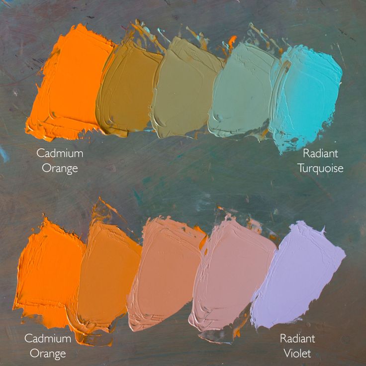 the paint colors are different from each other