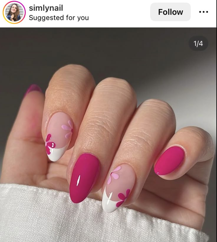 Nail Art French, Milky Nails, Nagel Tips, Purple Diamond, Flower Soft, Pink And White Flowers, Color Powder, Dream Nails, Classy Nails