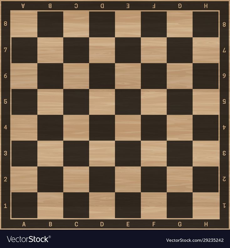 a wooden chess board with black and white squares