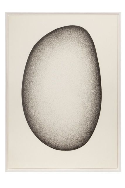 a black and white drawing of an egg