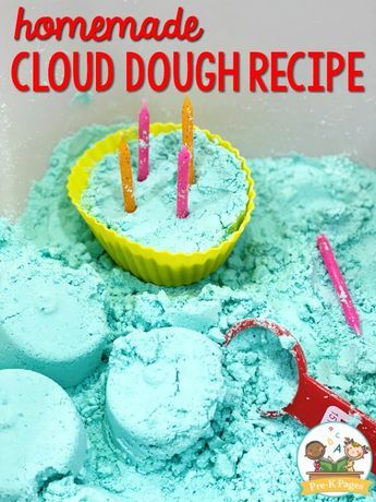 homemade cloud dough recipe for kids to make