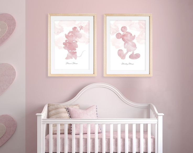 "Set of 2 DIGITAL Minnie & Mickey Wall Art. PRINT YOUR OWN 5 Sizes included for Mickey & Minnie A5 (148 x 210mm) 8 x 10\" 16 x 20\" A4 (210 x 297mm) A3 (297 x 420mm) MINNIE & MICKEY SILHOUETTES These art files are organised into a folder, so you'll need a computer, laptop or mac to open these folders before print ➥ HOW IT WORKS Step 1: Purchase the Listing, confirming your art size & initial Step 2: I will create your custom initial in the chosen size (within 1-3 working days) Step 3: I will email you the file so you can print your own art print Please note that this is a digital download and not a physical print. Colours may vary due to different computer screen settings and where/how you print the art. For personal use only. Not for resale. Copyright remains that of Gorgeous Downloads" Boho Minnie Mouse Room, Minnie Mouse Bedroom Ideas Toddler, Minnie Mouse Bedroom Ideas, Minnie Bedroom, Minnie Mouse Decor, Minnie Mouse Room Decor, Minnie Mouse Wall Decals, Minnie Mouse Nursery, Mickey Mouse Nursery