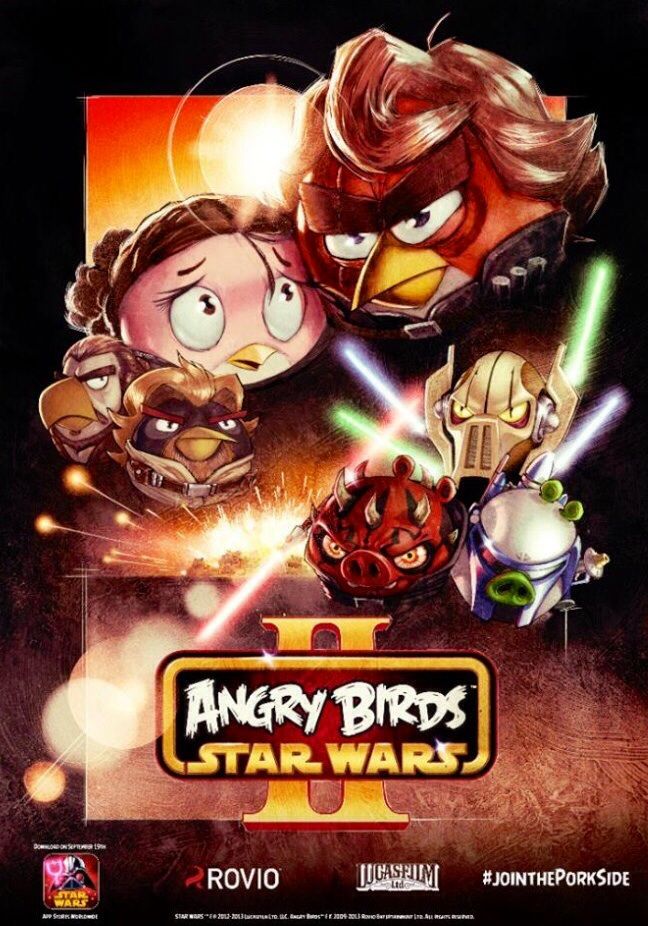 angry birds star wars ii poster