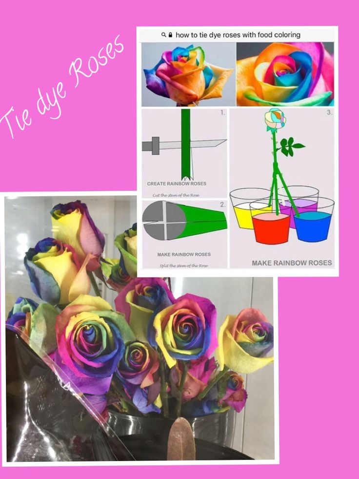 there is a collage of pictures with flowers in them and the words tea dye roses