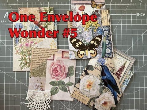 One Envelope Wonder #5 - Two Pockets From One Envelope - YouTube Diy Embellishments, Midori Notebook, Paper Pocket, Art Therapy Projects, One Sheet Wonder, Life Journal, Pocket Cards, Diy Journal, Nature Journal