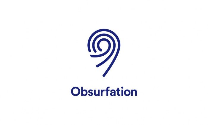 the logo for obsurfation, which is designed to look like an eye