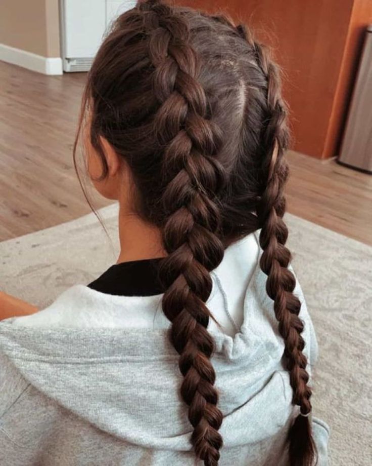 Dutch Braid Hairstyles, Sport Hair, Trendy Hairstyle, Front Hair Styles, Sports Hairstyles, Back To School Hairstyles, Hair Stylist Life, Dutch Braid, Braids For Long Hair