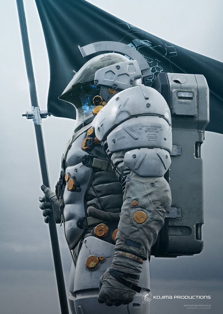 Back in December Hideo Kojima revealed how the logo for Kojima Productions will look and now he has decided to unveil the actual character that the logo is from. Hideo Kojima, Kojima Productions, Logo Character, Sci-fi Armor, Future Soldier, Arte Robot, Power Armor, Suit Of Armor, Space Suit