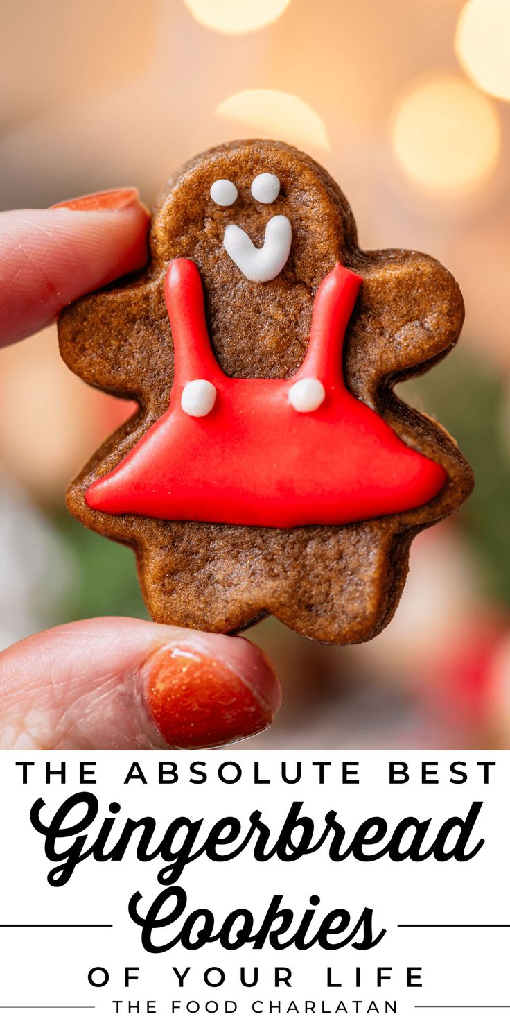 the absolute best gingerbread cookies of your life are made with glucous ingredients