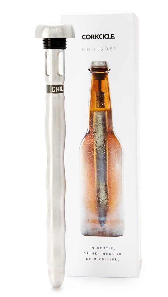 the corkcicle bottle opener is in its packaging