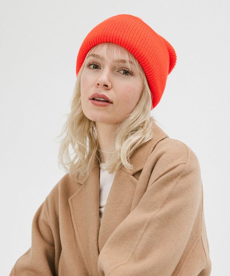 Add a pop of color to freshen up your winter wardrobe or dive all in to a monochromatic look! Introducing the Lou Knit Beanies - intentionally made to keep you outside enjoying the chilly seasons + to brighten those winter blues. Made of 100% Acrylic, this oversized chunky style is warm, comfortable + breathable for all day wear on the slopes. You just might need one in every color! Winter Ribbed Cotton Outerwear, Trendy Knitted Winter Outerwear, Casual Ribbed Winter Outerwear, Warm Winter Beanie For Fall, Warm Beanie For Fall And Winter, Trendy Soft Knit Winter Outerwear, Trendy Soft Knit Outerwear For Winter, Trendy Knitted Outerwear For Cold Weather, Soft Knit Winter Beanie For Fall