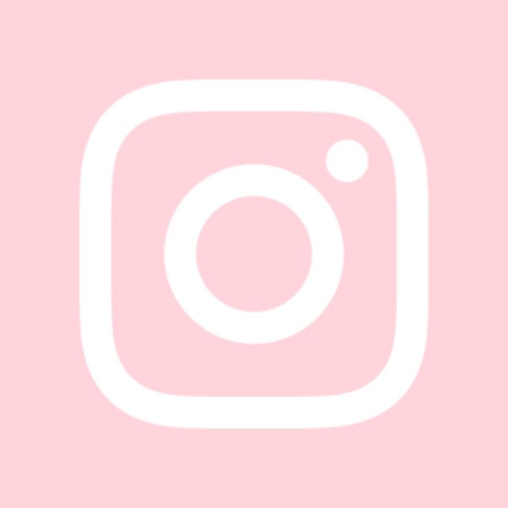 a pink background with a white instagram icon in the center and an instagram button at the bottom