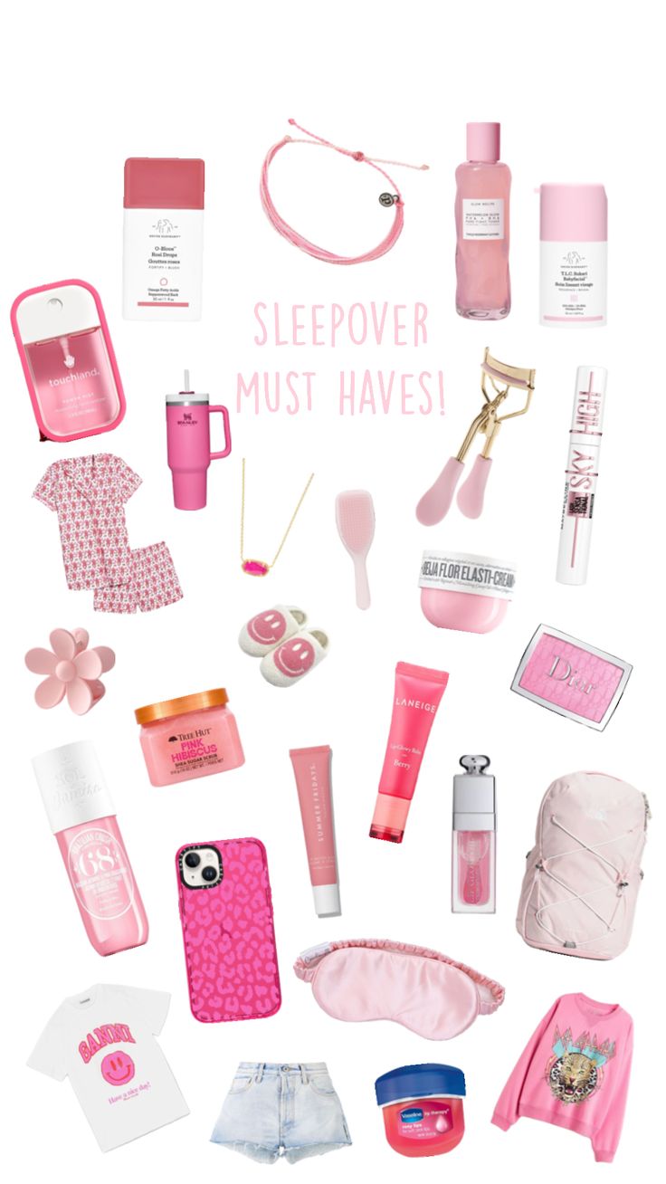 #myfirstshuffle Sleepover Must Haves, Pink Stuff, Tree Hut, Summer Fridays, What I Need, Hibiscus, Must Haves, Pink