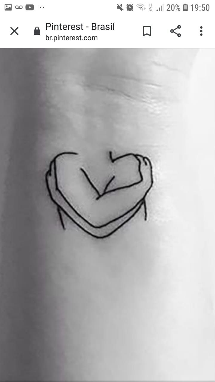 a black and white photo of a small tattoo on the wrist that reads pinterest - brail