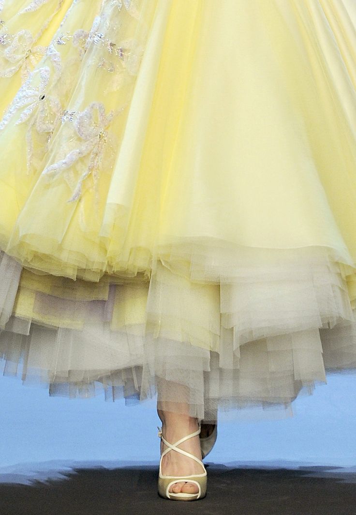 My World of Colours Yellow Sunshine, Lemon Chiffon, Dior Collection, Couture Gown, Christian Dior Haute Couture, Dior Haute Couture, Butter Yellow, Yellow Wedding, Sunshine Yellow