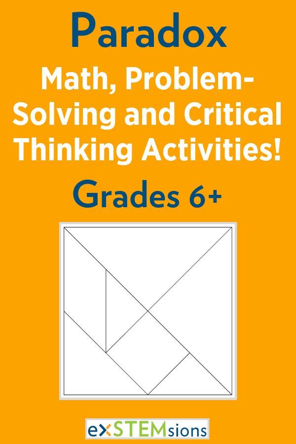 the book cover for math, problem - solve and critical thinking activities grade 6 +