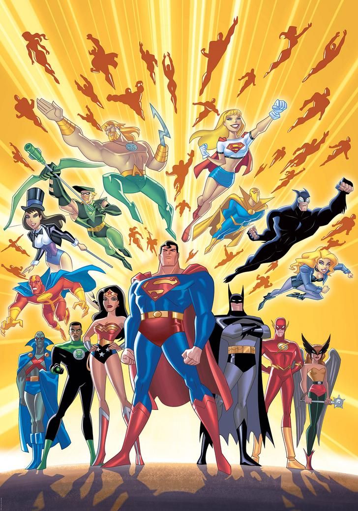 an image of the dc comics characters