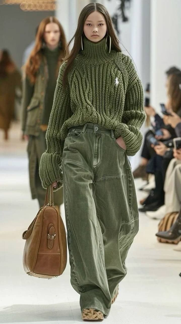 Green Pants, Winter Mode, Looks Chic, 가�을 패션, Style Mistakes, Looks Style, Mode Inspiration, Fall Winter Outfits, Outfits Casuales