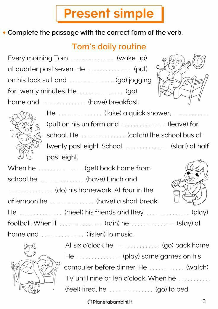 an english worksheet for children to learn how to read and understand the words