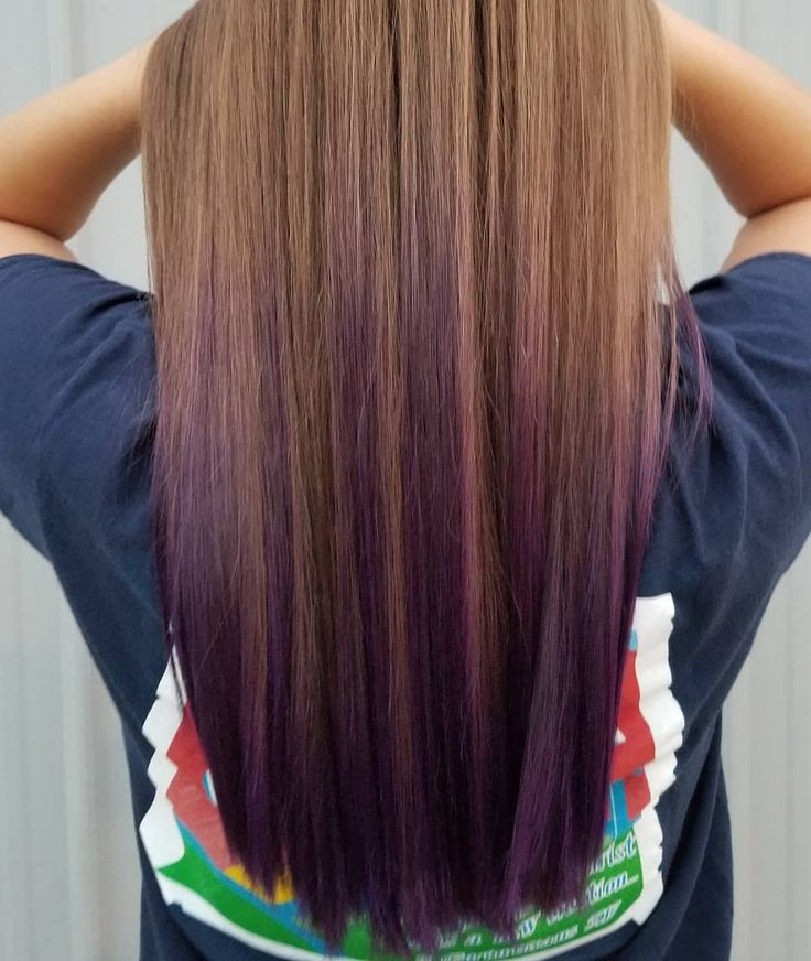 Purple Hair Ends, Pravana Violet, Cosmetology Career, Summer 2025, Hair Dye, Cosmetology, Purple Hair, Dyed Hair, Hair Ideas